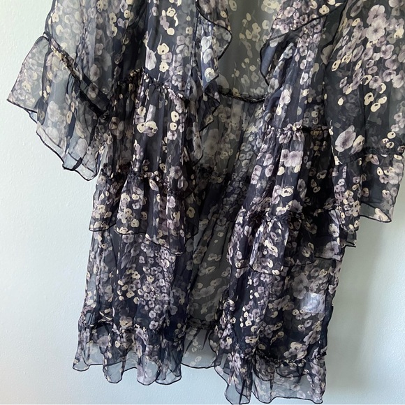 SUMMER FLORAL COVER UP SIZE SMALL - Picture 5 of 7